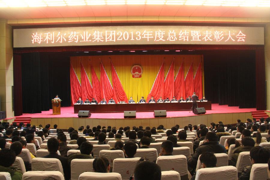 华体育app官网入口药业集团2013年度总结暨表彰大会胜利召开