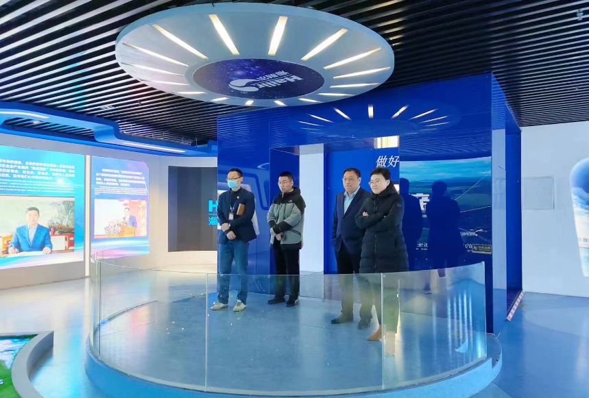 中信银行访问团一行到华体育app官网入口参观洽谈